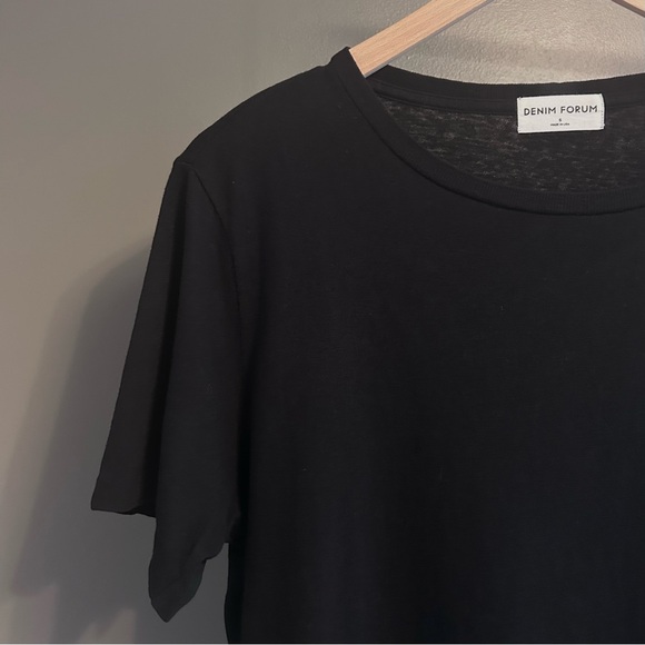 Aritzia: Denim Forum Cotton Tee - Picture 2 of 4